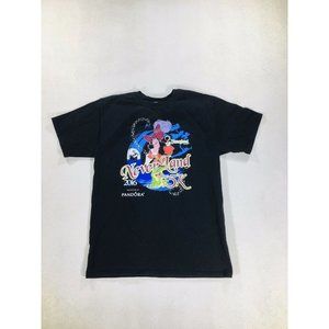 Disneyland Resort Neverland 5K 2016 two sided print shirt medium Captain Hook